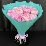 Букет из розовых пионов 17