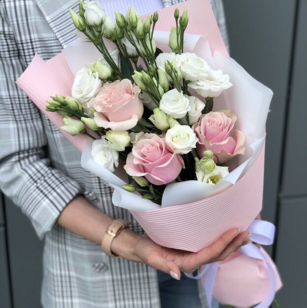 роза, эустома