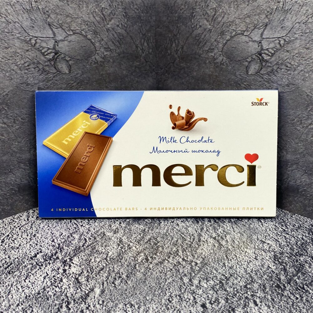 Конфеты Мерси молочный шоколад, 100гр