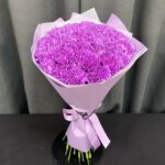 Букет из лунных диантусов 35