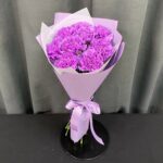Букет из лунных диантусов 9