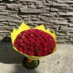 Розы красные Кения 40см 75шт