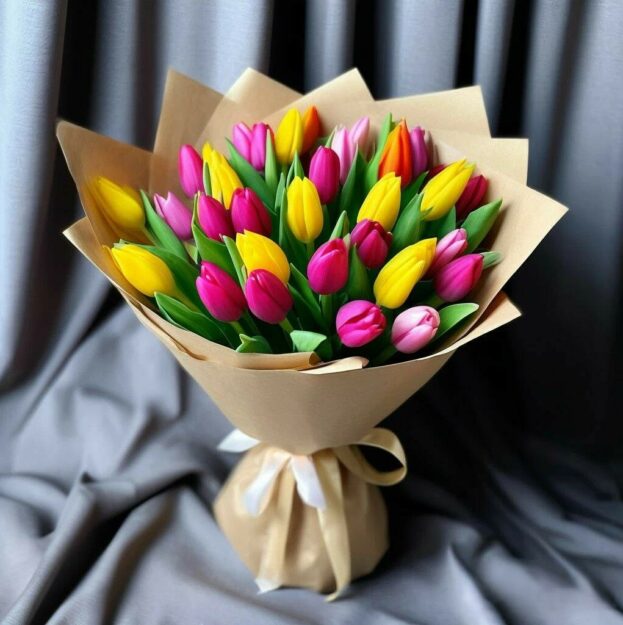 букет тюльпанов