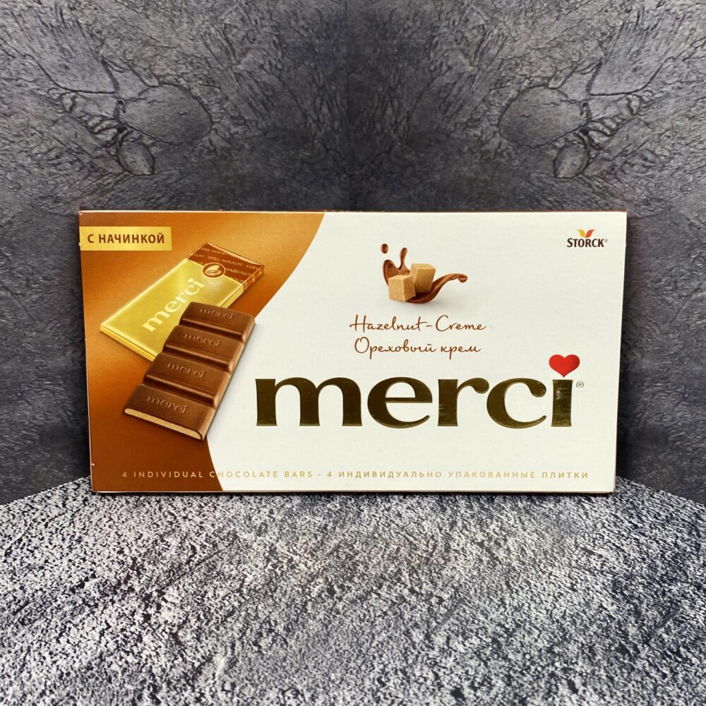 Конфеты Мерси ореховый крем, 100гр