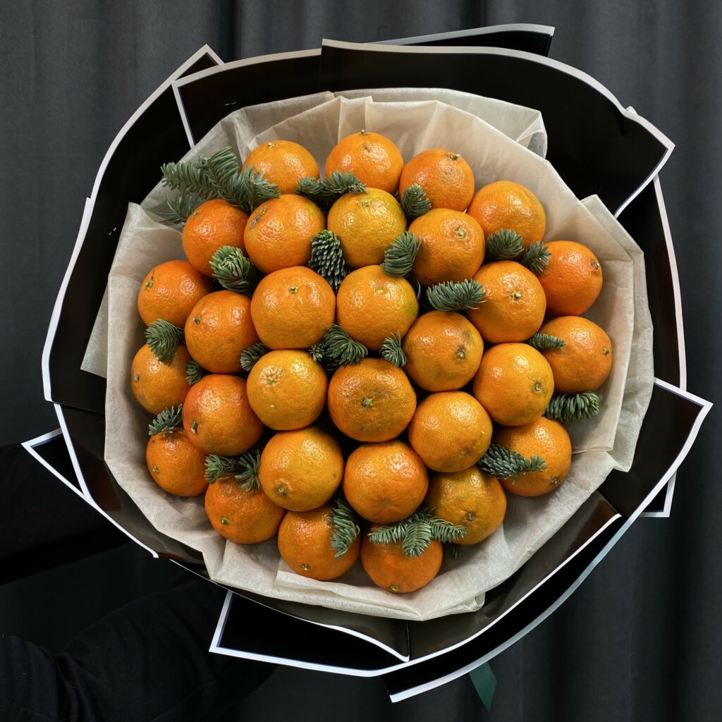 Букет из фруктов 'Оранжевые мечты'