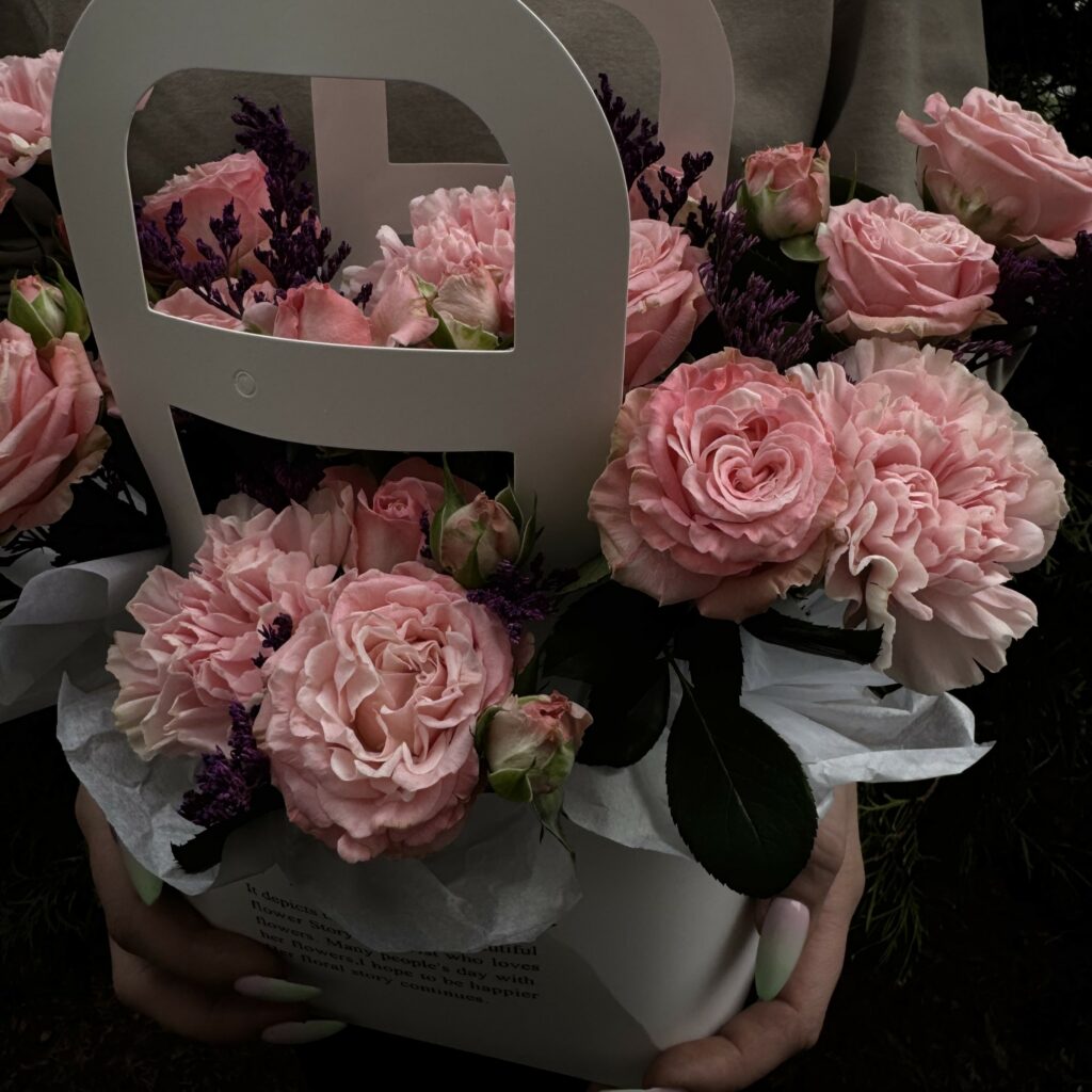 Цветы в плайм-пакете 'Нежное Чувство' (ВН)