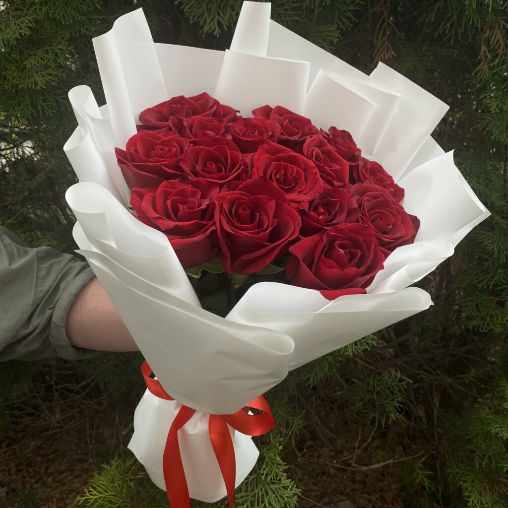 Букет цветов 'Алая Прелесть' (ВН)