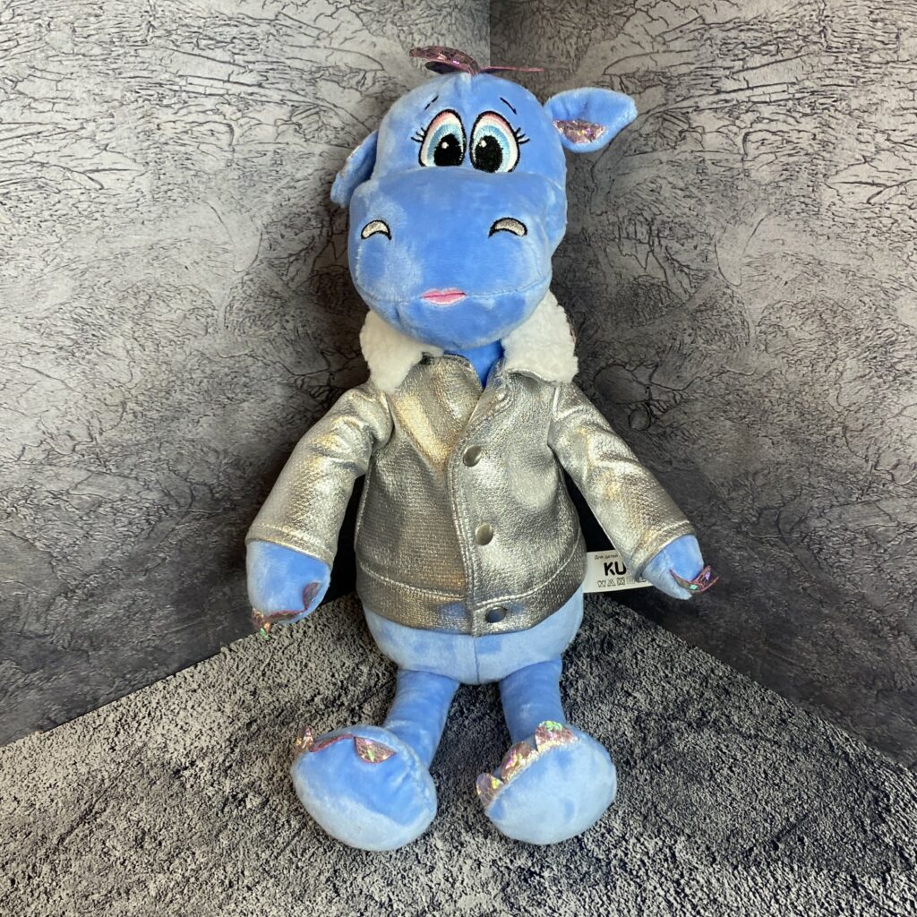 Игрушка 'Дракон Дейзи в косухе', синий, 25 см (155)