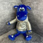 Игрушка 'Дракон Дизель в косухе', синий, 25 см (149)