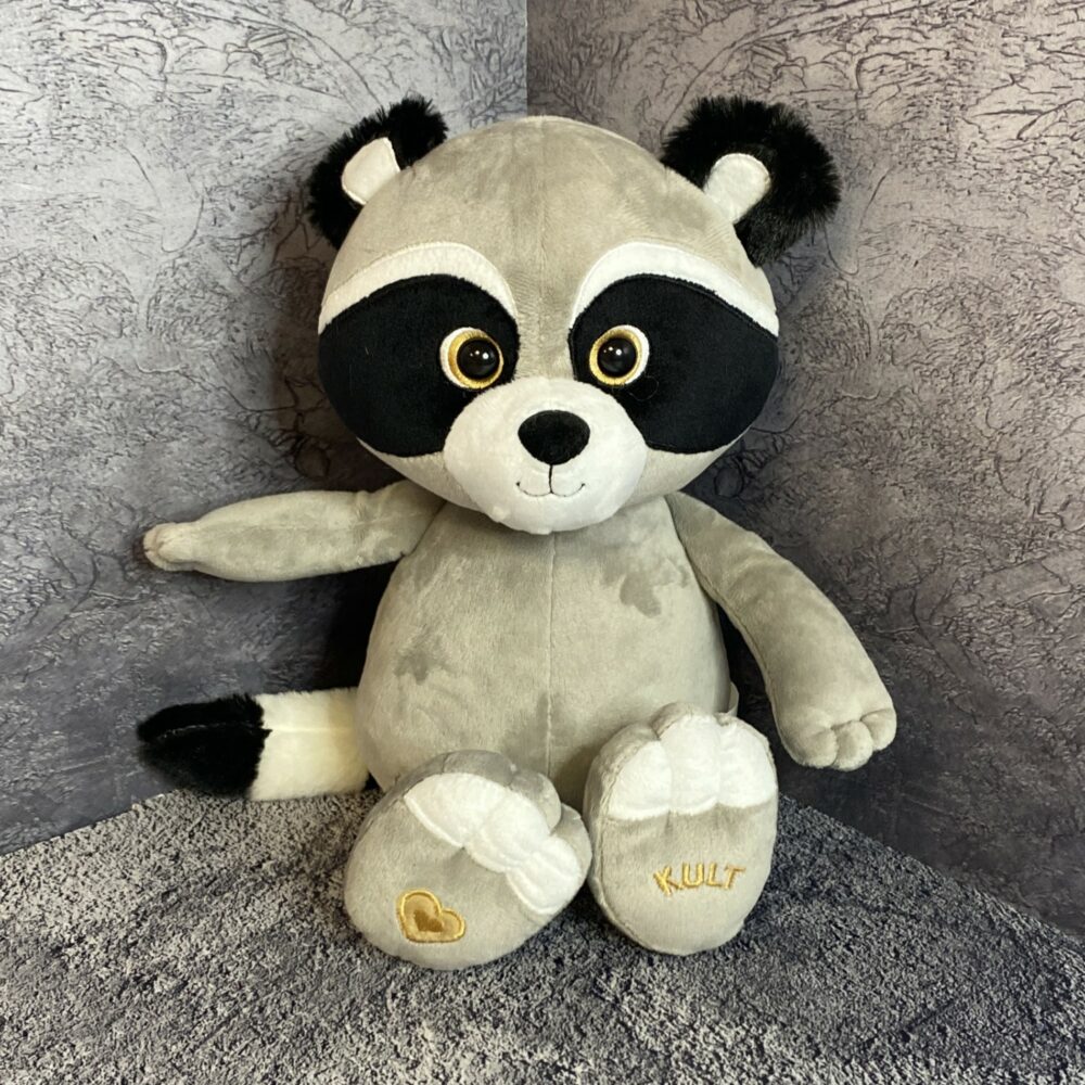 Игрушка 'Енот Джо', серый, 25 см (142)