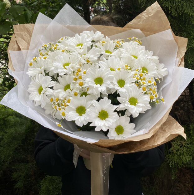 Букет цветов 'Ромашковый Поцелуй' (ВН)