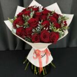 Букет цветов 'Красное Пламя' (ВН)