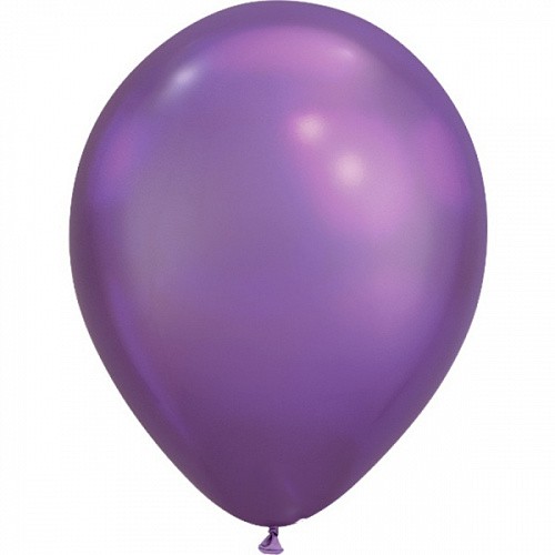 Шар с гелием 'Хром Purple', 27см (211)