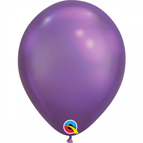 Шар с гелием 'Хром Purple', 27см (211)