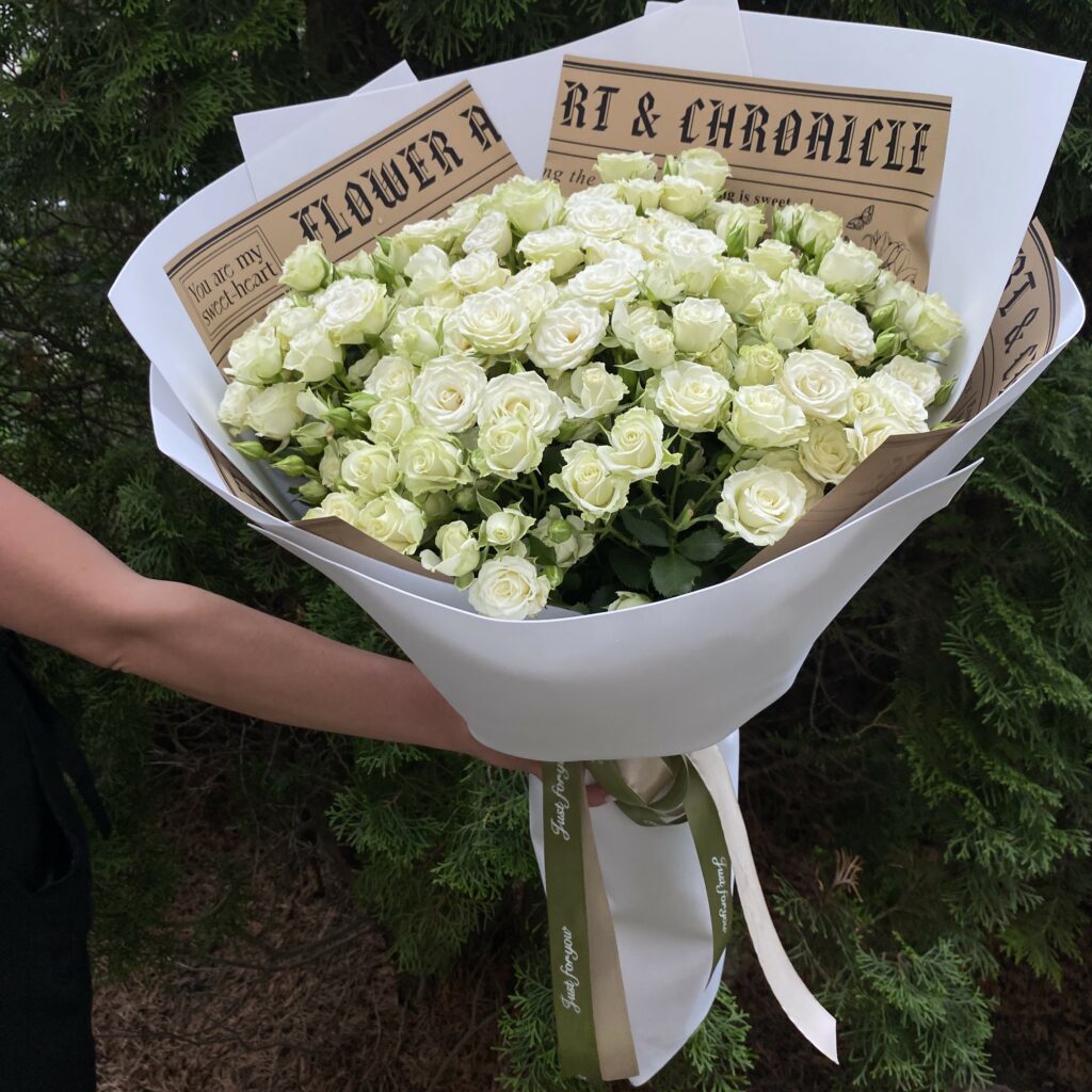 Букет-гигант 'Белая Мелодия Любви' (ВН)