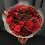 Букет цветов 'Бордовая Ночь' (ВН)