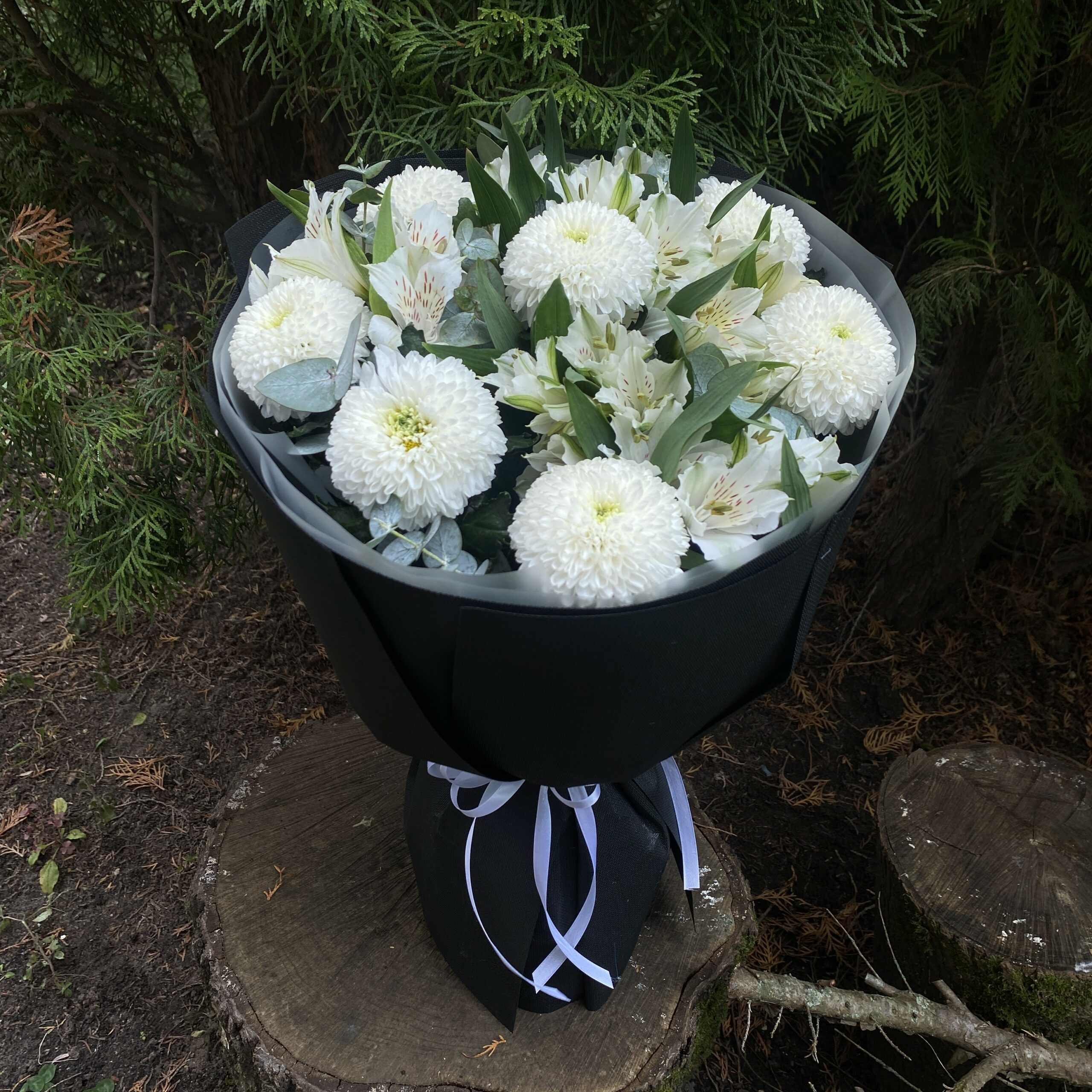 6f3a935f-1753-4963-b6f2-713516a3cc81 Букет цветов ‘Белый модерн’ (ВН) — изображение 1