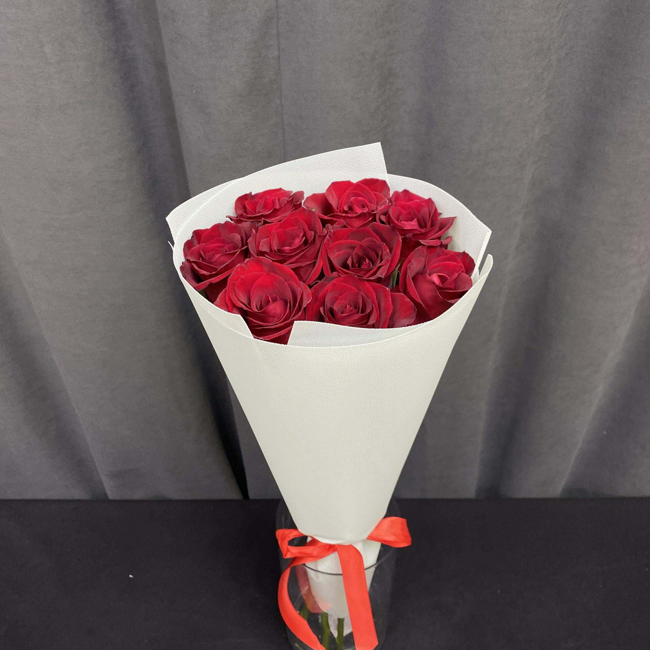 9 Букет красных роз, Кения, 70 см — изображение 1