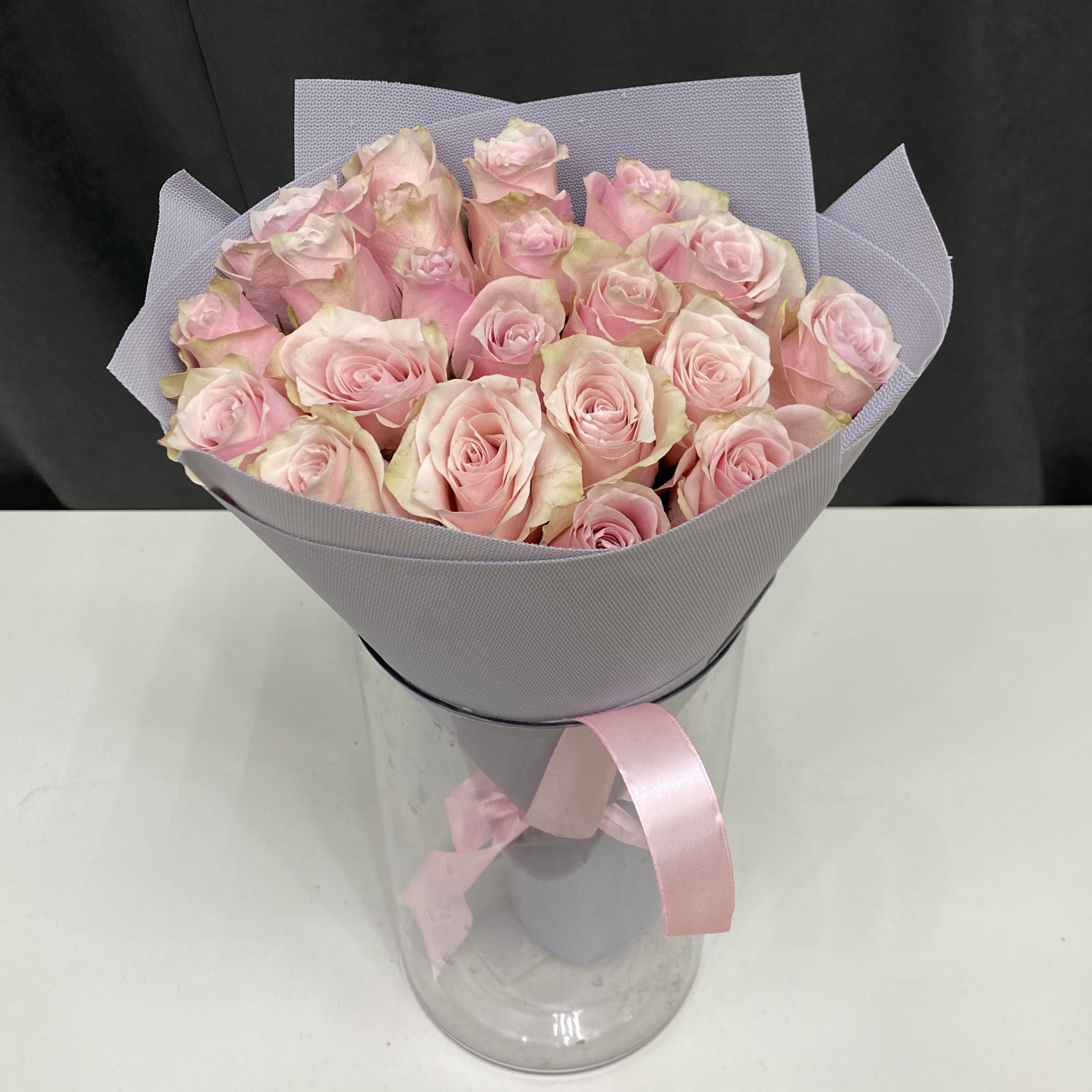 IMG_2178 (2) Букет розовых роз, Кения, 40 см — изображение 1