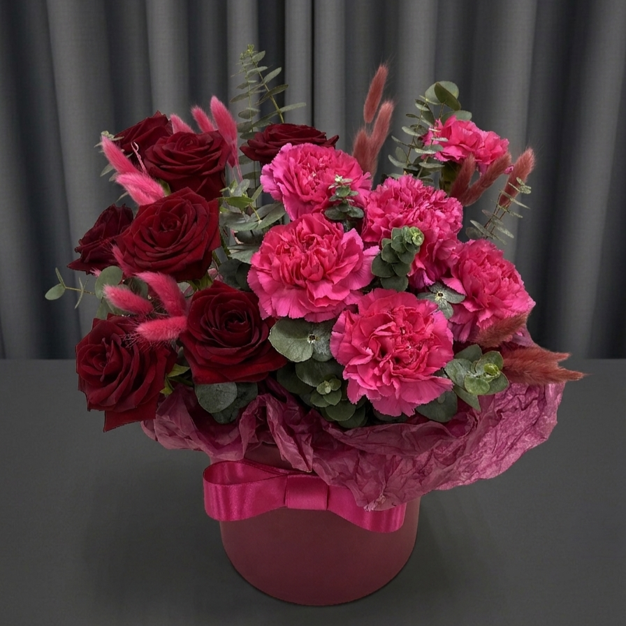 Gemini_Generated_Image_ku54ggku54ggku54 Цветы в коробке ‘Эйфория’ (ВН) — изображение 1