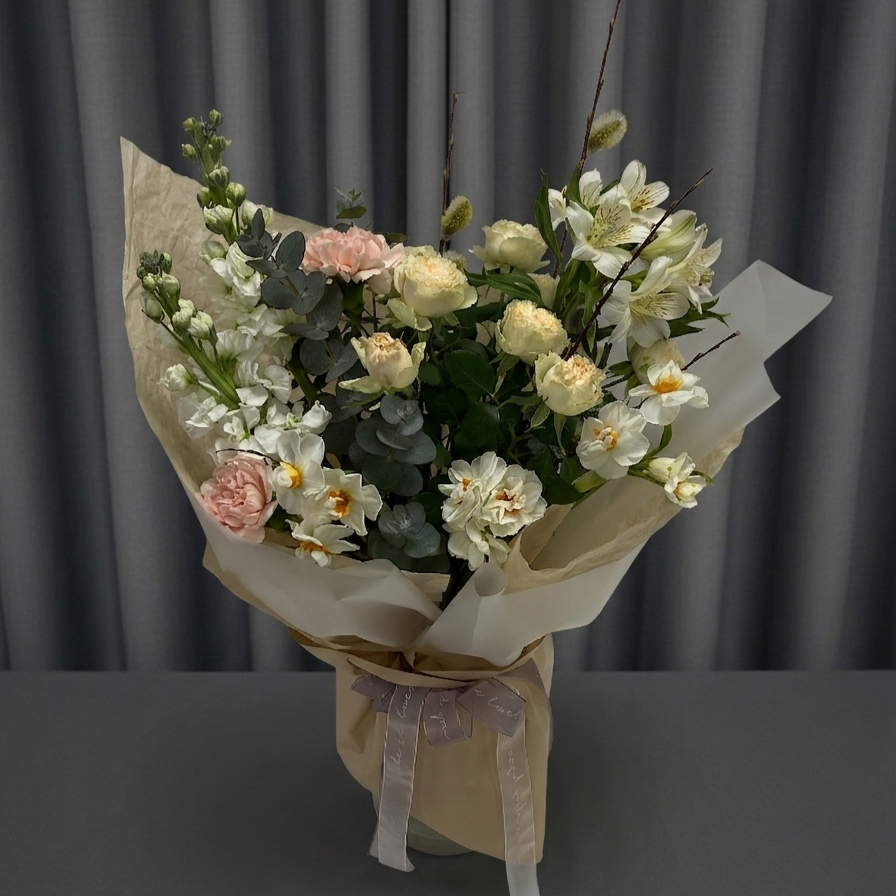 Gemini_Generated_Image_wqck14wqck14wqck Букет цветов ‘Нимфа’ (ВН) — изображение 1